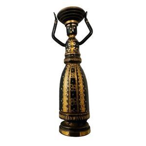 Hans Teppich Biblical‎ Brass Judaica Figure Shulamith Peace Vintage